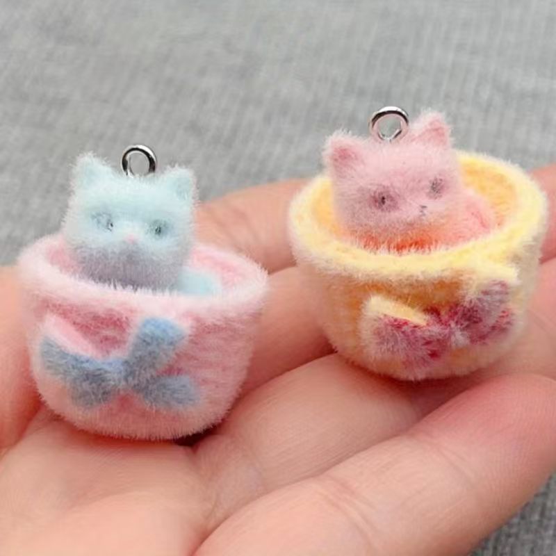 3D Printing Earrings - 4 szt. zawieszek 3D z żywicy