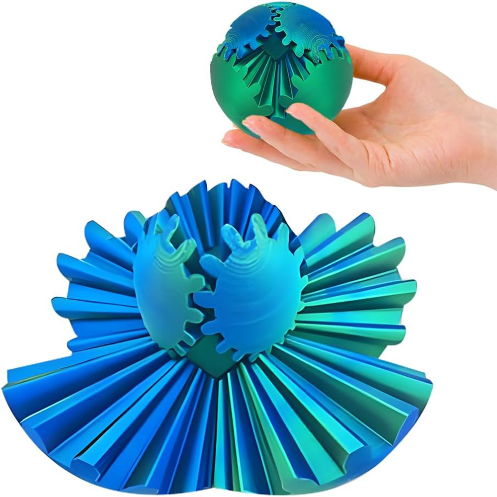 3D Printing Table - Gear Ball 3D Printed Fidget Toys