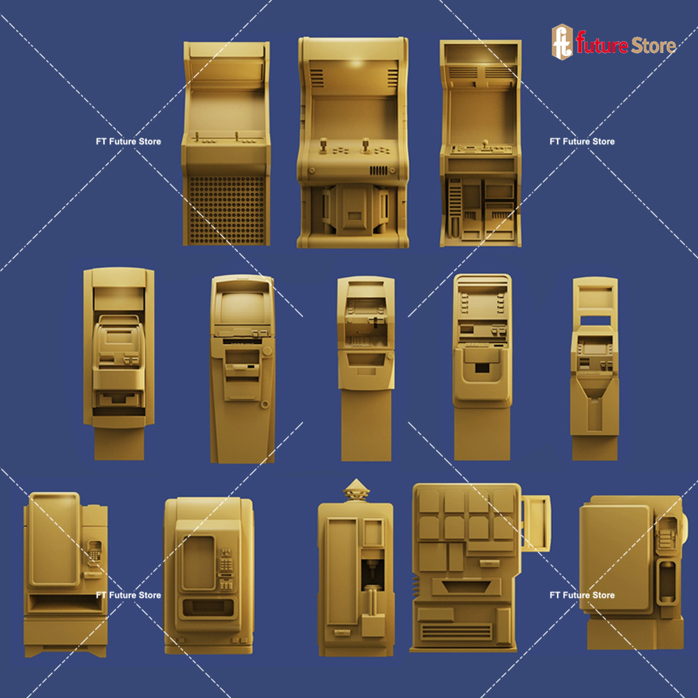 3D Printing Nerd - Druk 3D 1/64 Gra Arcade Automat