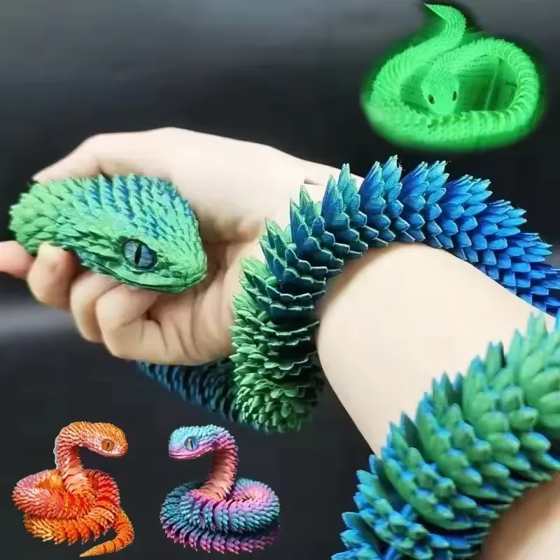 3D Printing Yourself - Drukowana w 3D Figurka Węża z