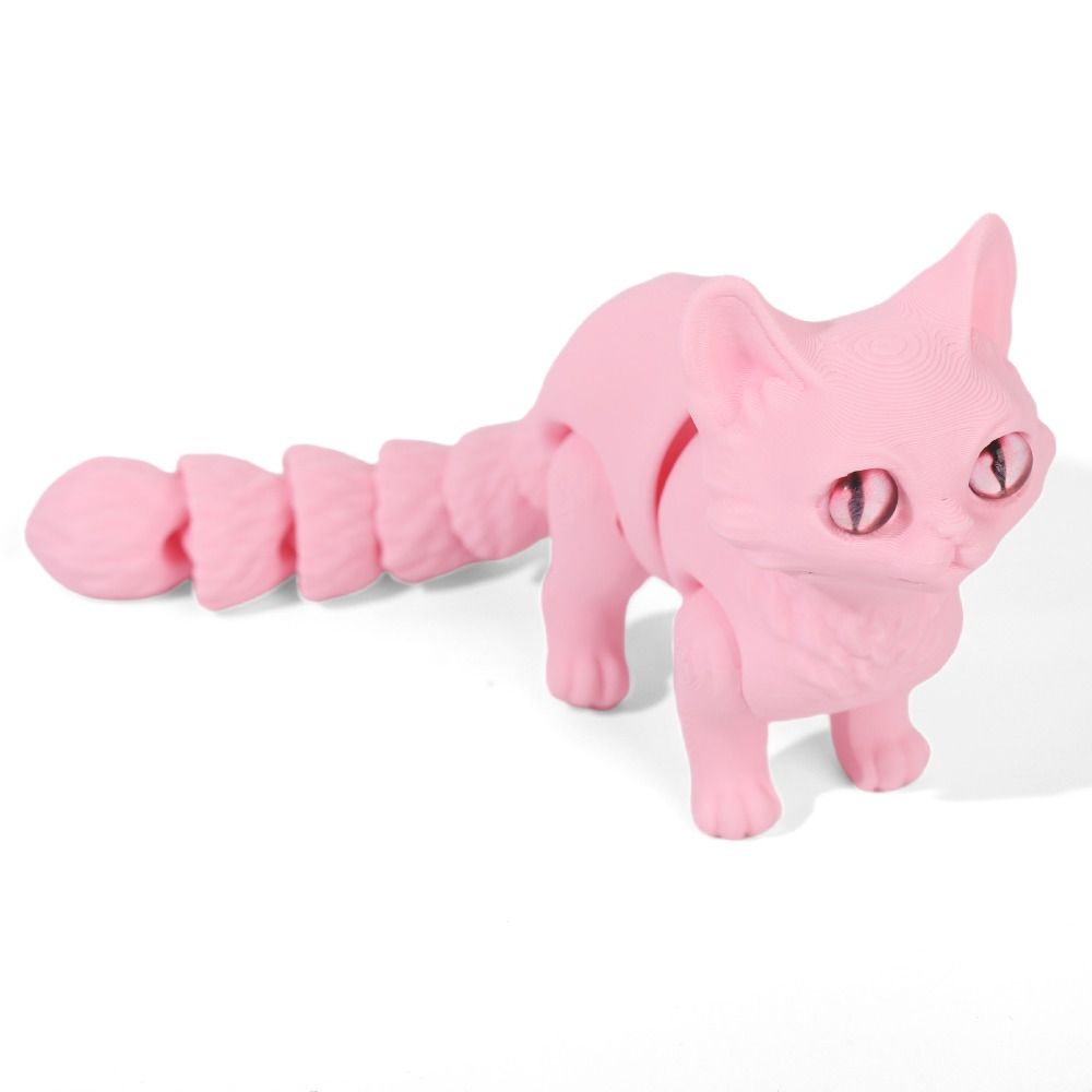 3D Printing Material - Duże Oczy Model Kota Drukowany w