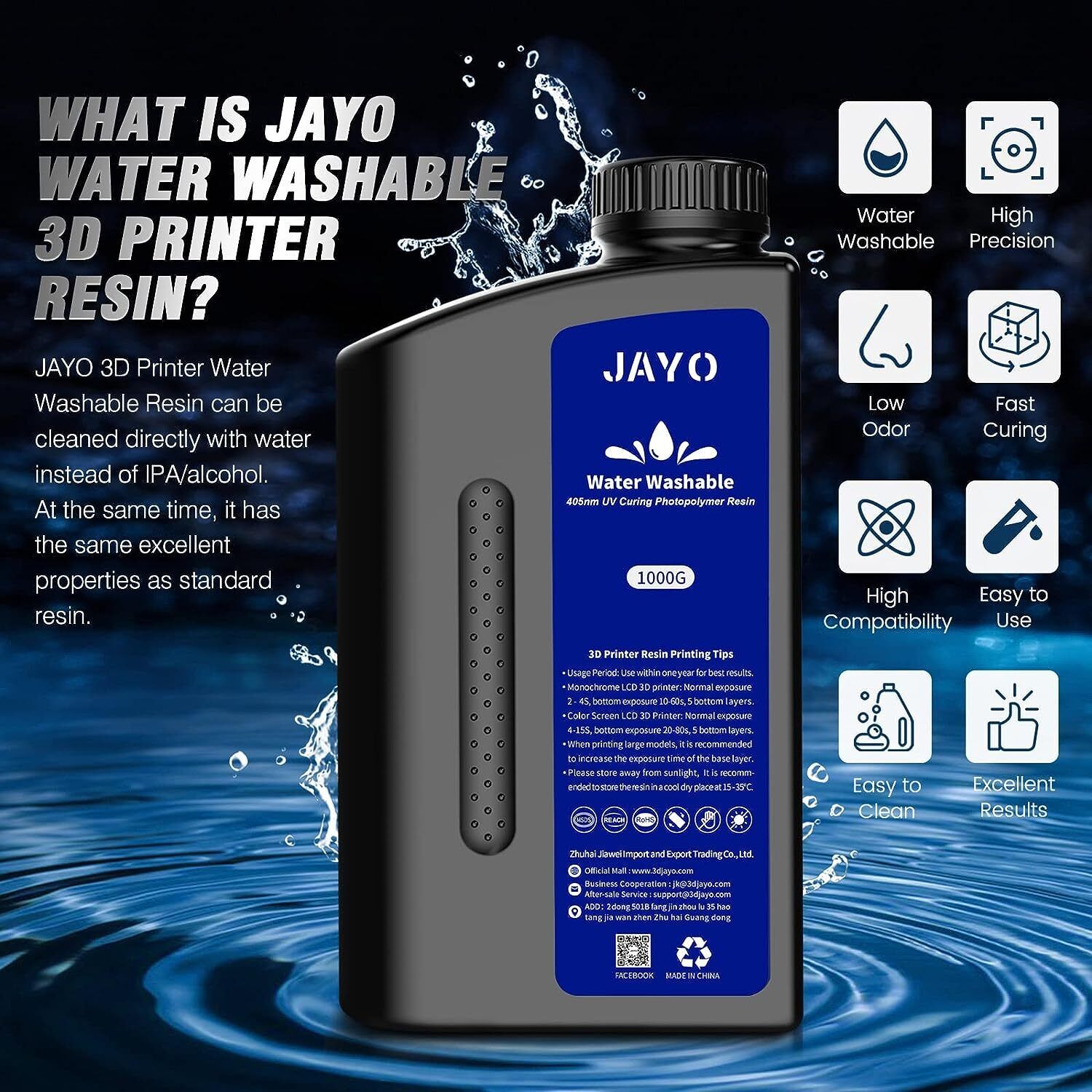 JAYO Standard / Podobny do ABS – 3D Printing Uv Sensitive Resin recenzja i cena