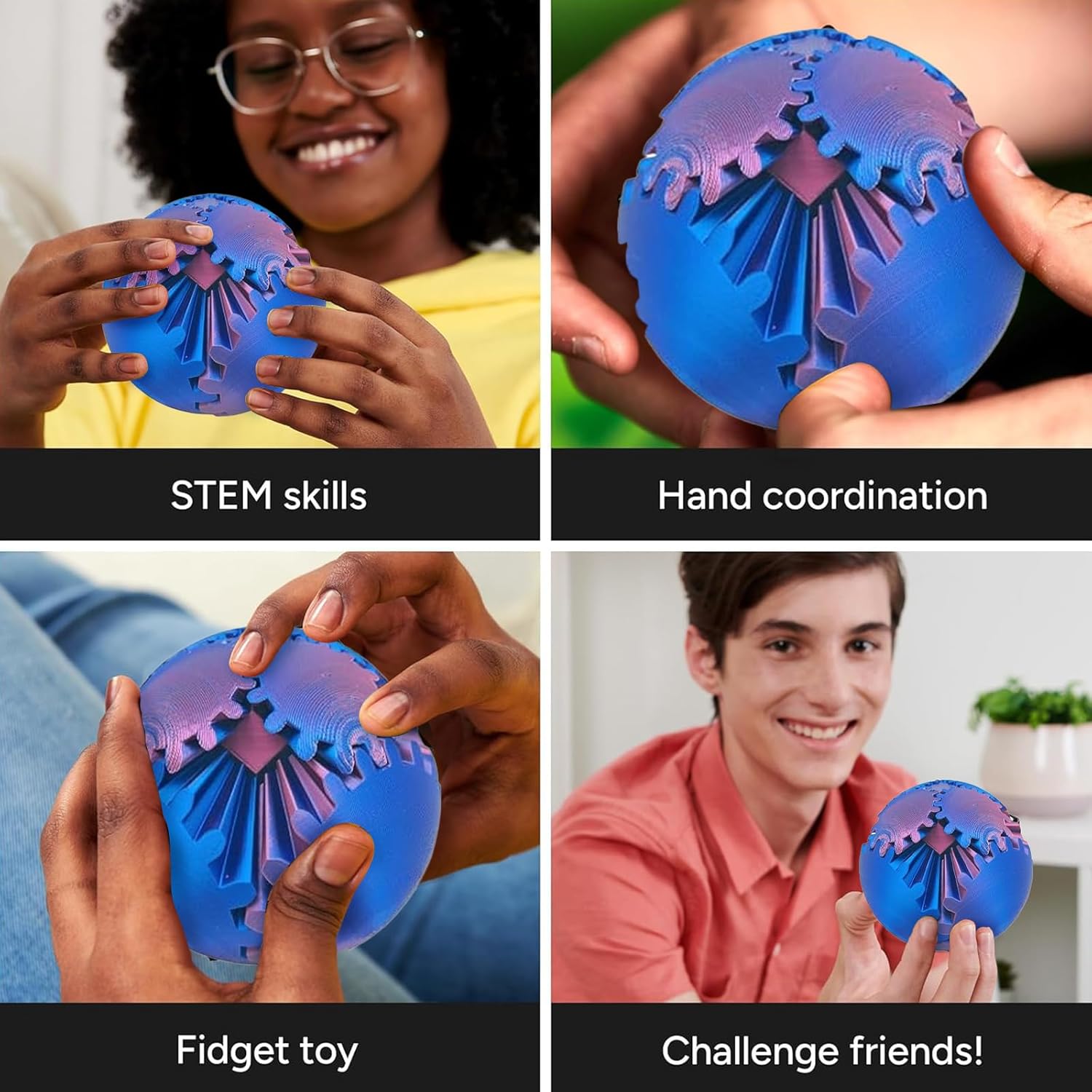 Gear Ball 3D Printed Fidget To – 3D Printing Table recenzja i cena