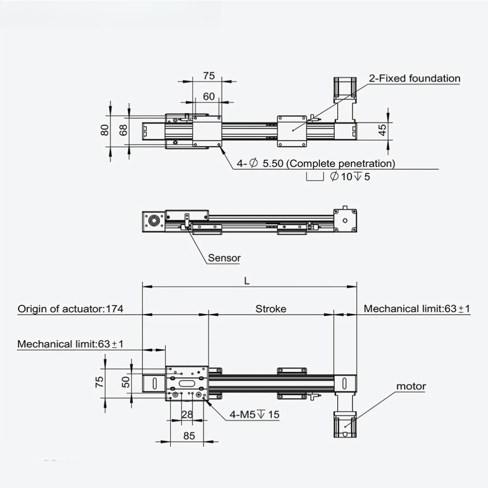 Szyny liniowe osi X Y Z do RXP – Linear Guide Rail recenzja i cena