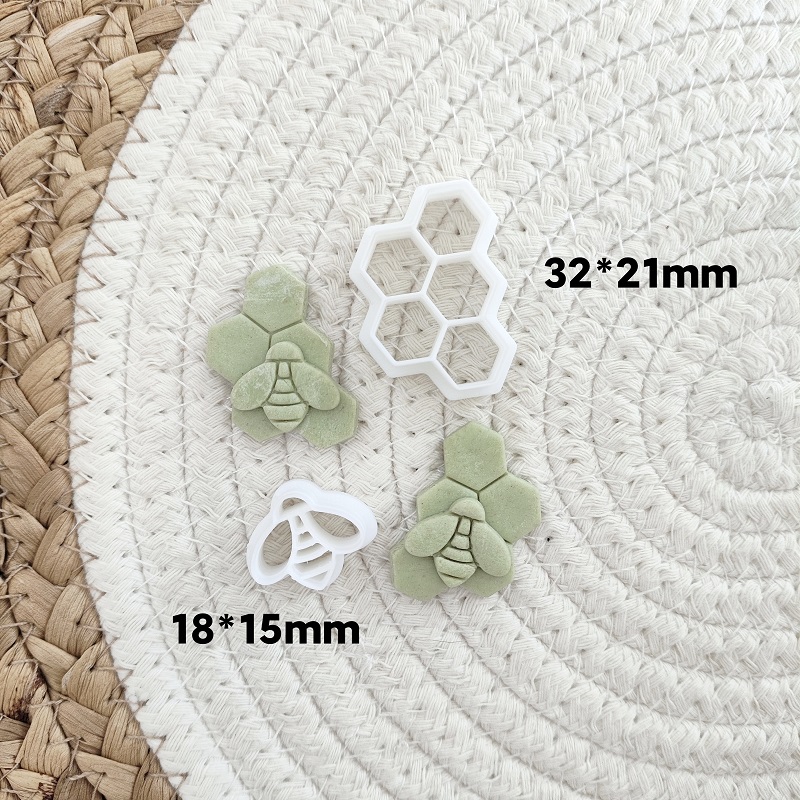 3D pszczoła kolczyk o struktur – 3D Printing Earrings recenzja i cena