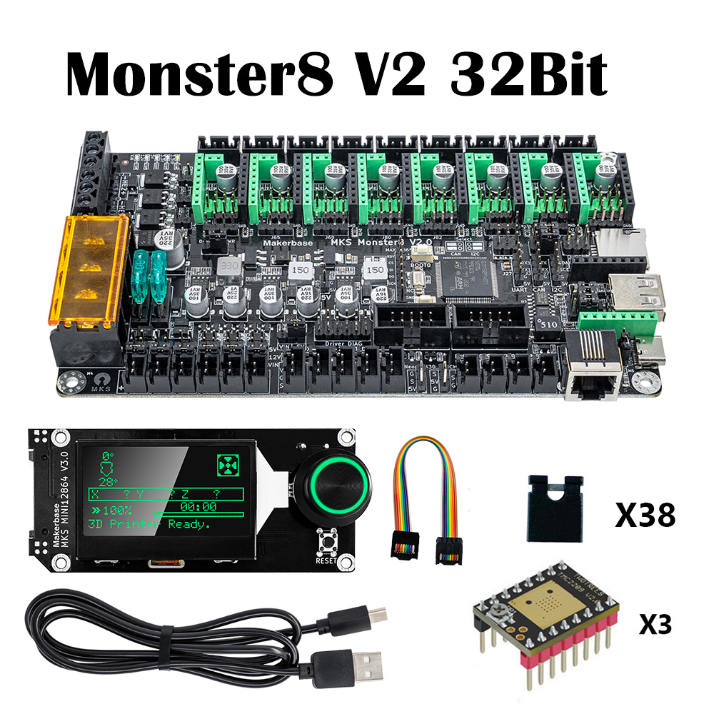 Makerbase MKS Monster8 V2 32Bi – 3D Printing Table recenzja i cena