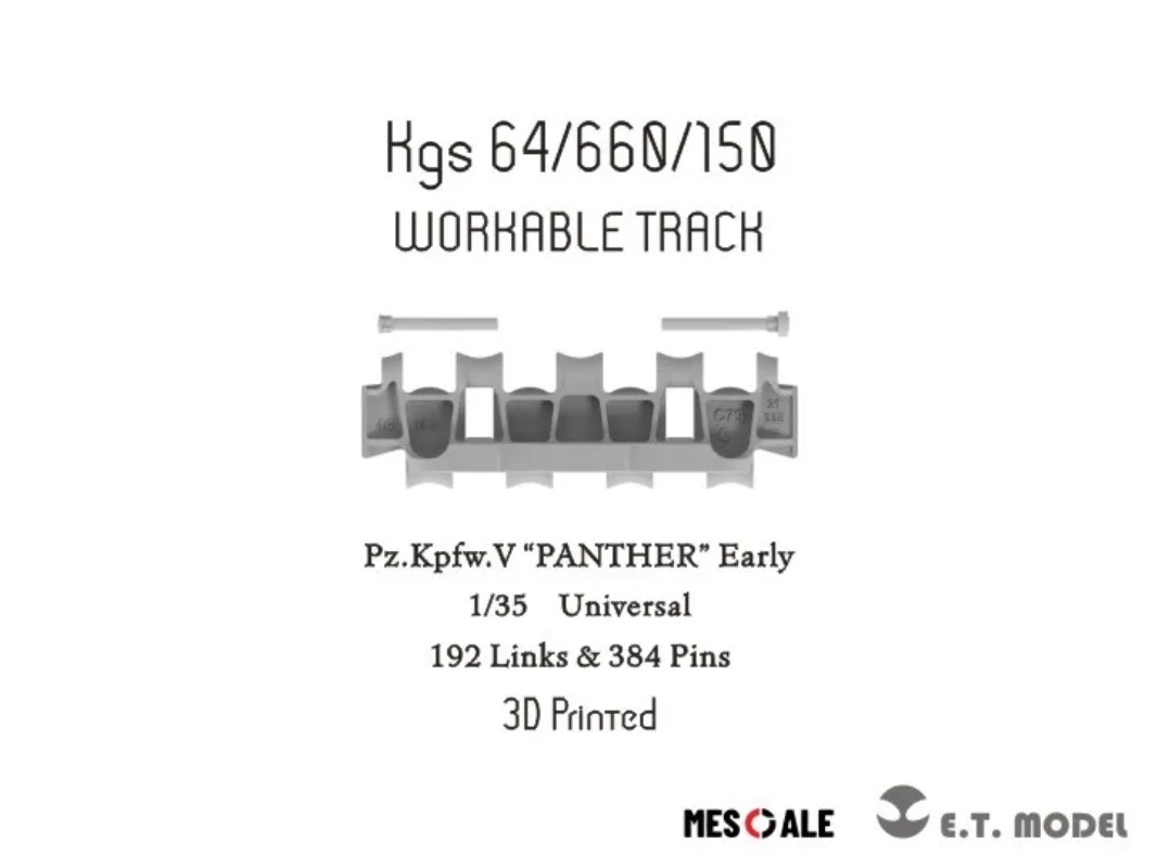 ETmodel P35-002 1/35 Pz.Kpfw.V – 3D Printing Link recenzja i cena