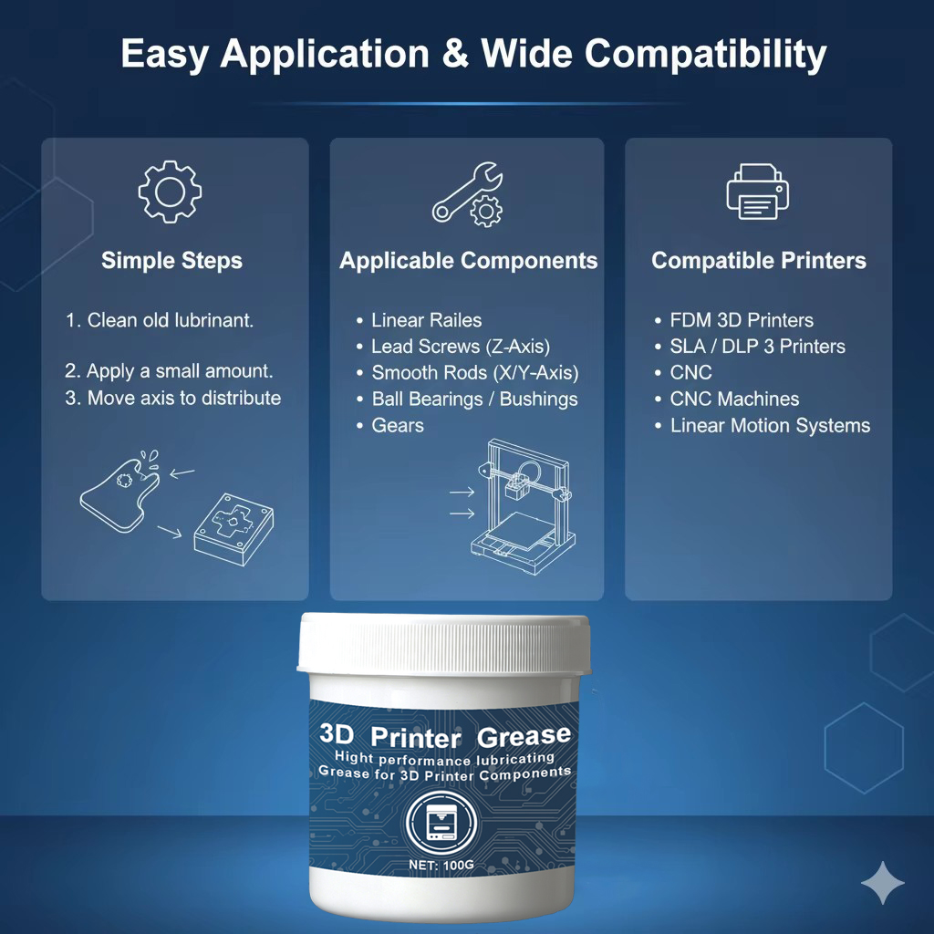 100g Smar litowy do drukarek 3 – 3D Printing Guide recenzja i cena