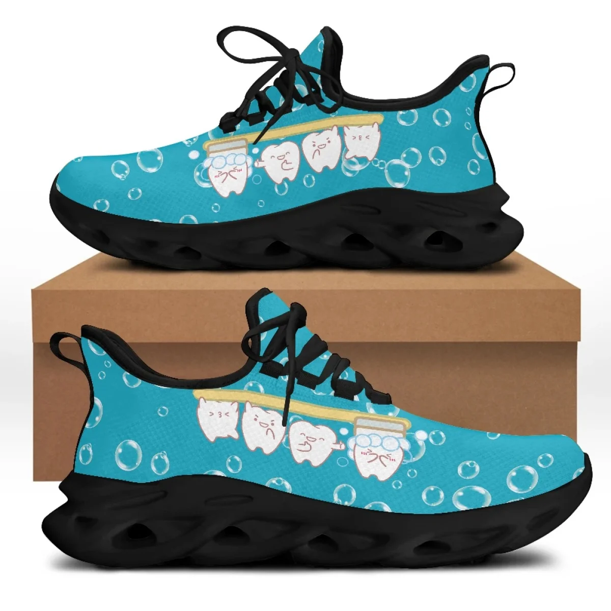 Damskie buty sportowe Yikeluo  – 3D Printing Tooth recenzja i cena