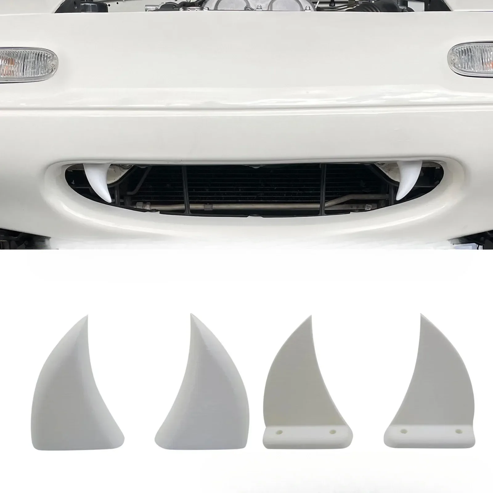 2 szt. ozdób na przedni grill  – 3D Printing Tooth recenzja i cena