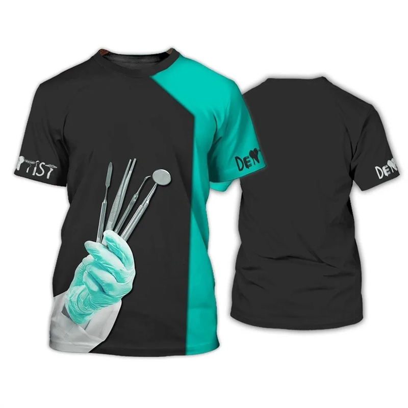 2024 Men's T-shirt Tooth 3d Pr – 3D Printing Tooth recenzja i cena