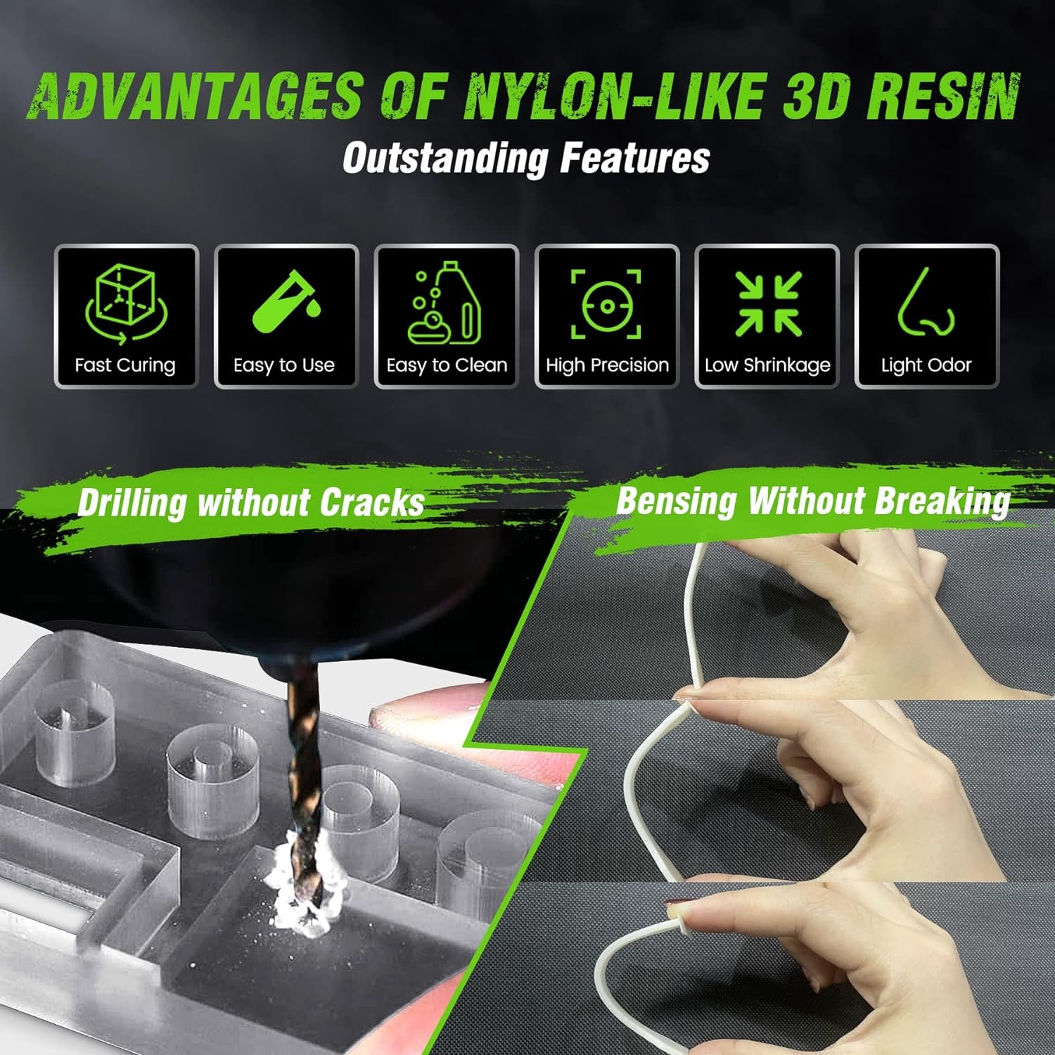 SUNLU 3KG Żywica typu ABS-Like – 3D Printing Uv Sensitive Resin recenzja i cena